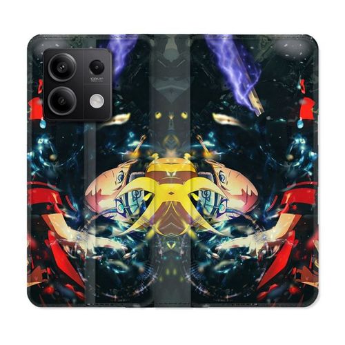 Housse Cuir Portefeuille Pour Xiaomi Redmi Note 13 5g Manga Boruto Eclair