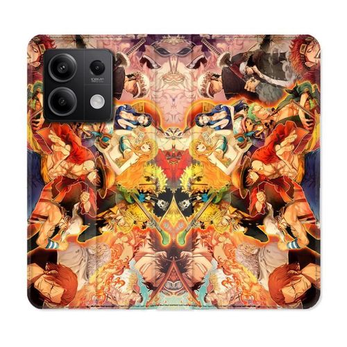 Housse Cuir Portefeuille Pour Xiaomi Redmi Note 13 5g Manga One Piece Nakama