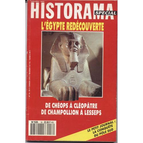 Historama  N°16 (Janv 1993) : L'égypte Redécouverte
