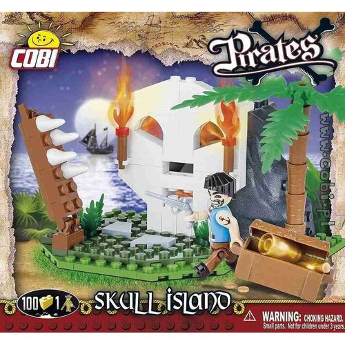 Pirates - Skull Island - 100 Pièces - 1 Figurine Cobi