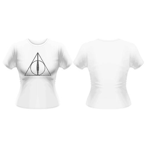 Harry Potter - T-Shirt Fille Deathly Hallows (L)