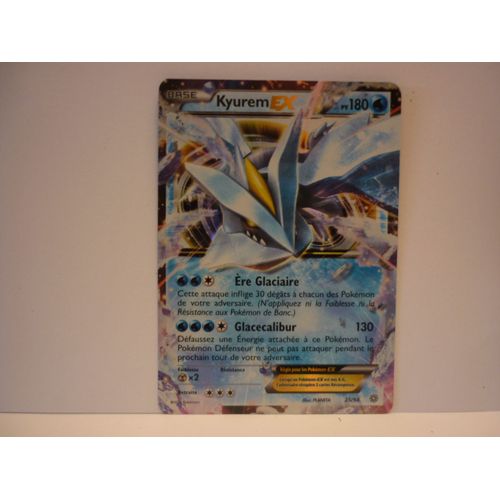 Carte Pokemon Francaise Origines Antiques Kyurem Ex  25 /98 