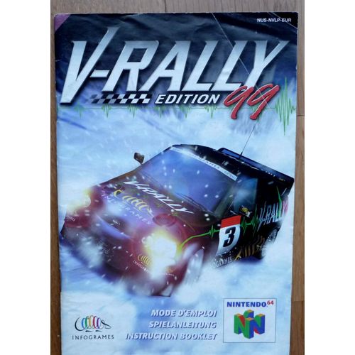Notice/Livret V-Rally Edition 99 - Nintendo 64