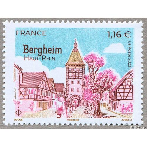 France 2023, Très Beau Timbre Neuf** Luxe Yvert 5698 Bergheim (Haut Rhin, Proclamé Village Préféré Des Français 2022.