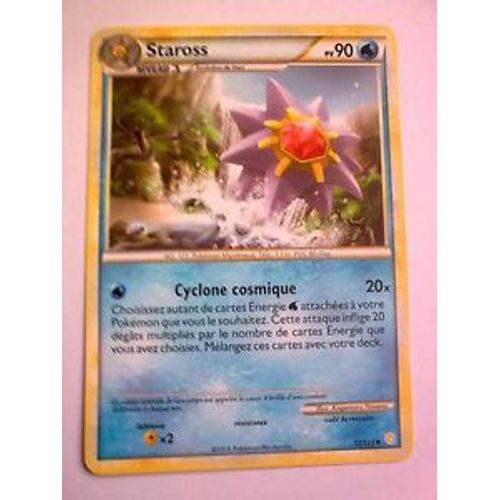 Carte Pokemon -  Staross  90pv  53/123