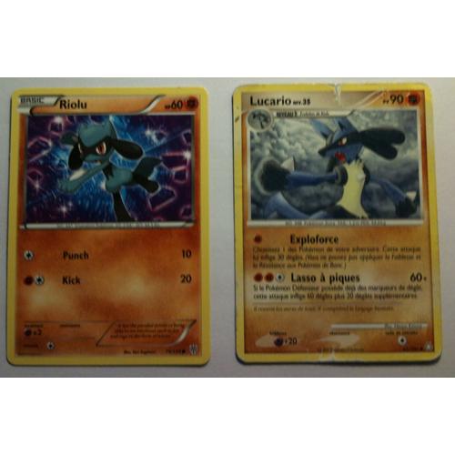 Riolu 60pv + Lucario 90pv 