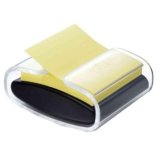 Post-It 3m Post-It Super Sticky Z-Notes Spender, Schwarz/Transparent