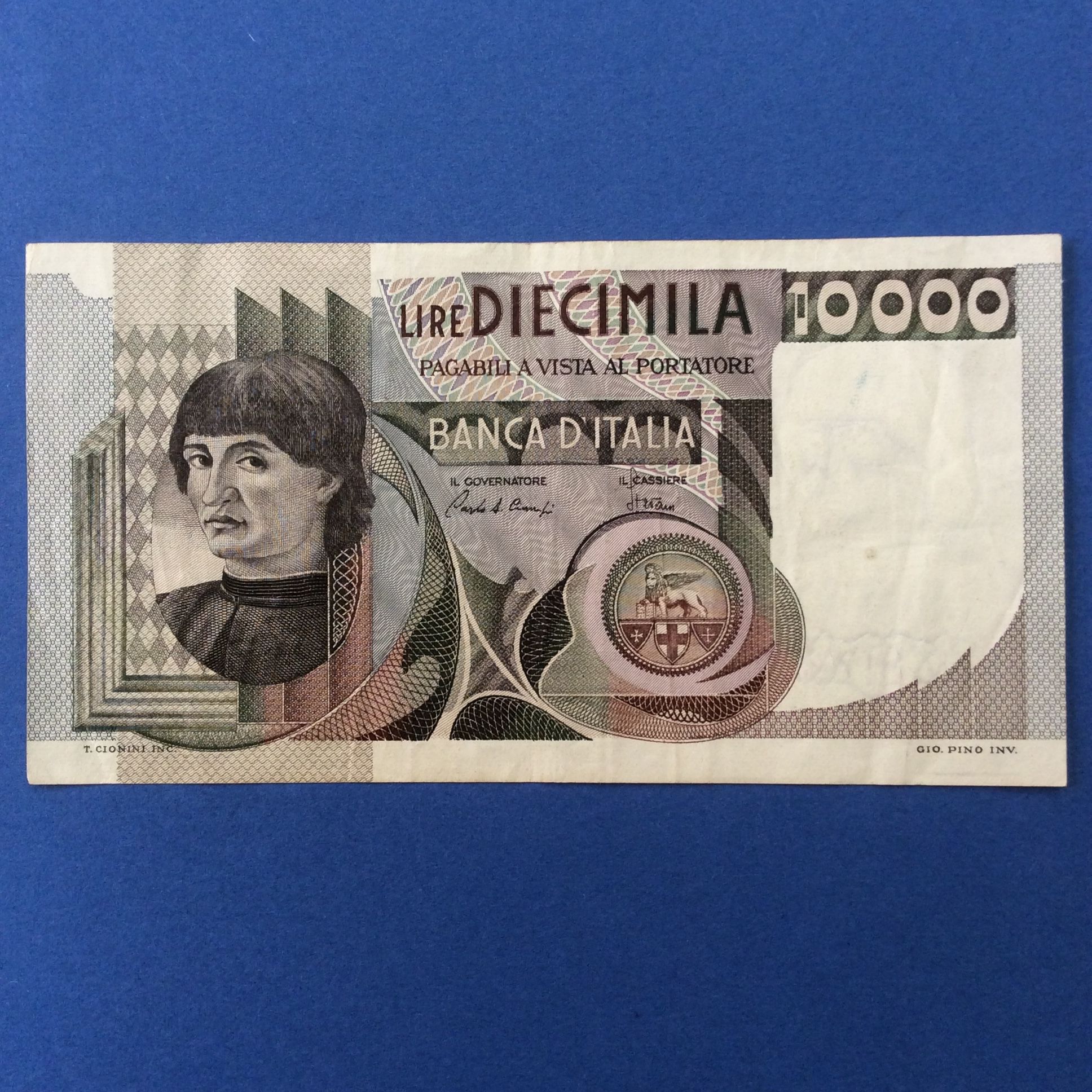 10000 Lire 1976 Banca D'italia