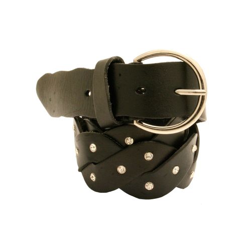 Cyllene Fantaisie - Ceinture En Cuir - Noir
