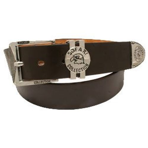Cyllene Fantaisie - Ceinture Talos Cuir Marron - Homme