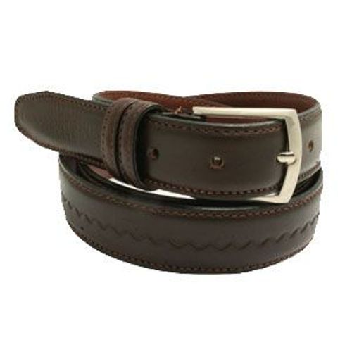 Cyllene Fantaisie - Ceinture Christian Ii Cuir Marron - Homme