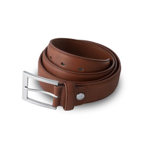 Nuvola Pelle - Ceinture En Cuir - Soft Collection - Classic - 3,4cm - Marron Foncé - Homme