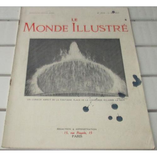 Le Monde Illustré N°3934 Du 13/5/1933-Mort Du Baron Von Schoen-Jeux De Tarasque Et Jeux D'été En Provence-Paris D'autrefois-Moines Reclus De Camaldoli-Foire De Paris-Etc...