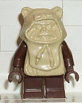 Lego Star Wars: Ewok Bronzage Capot Mini-Figurine