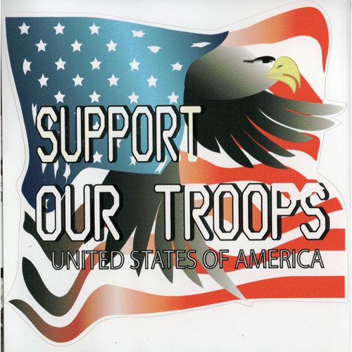 Ww2 - Stickers - Support Our Troops Usa