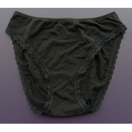 Slip Noir À Dentelle. Culotte. Tex. Taille 34/36 