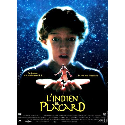 L'indien Du Placard - Affiche Originale De Cinéma - Format 120x160 Cm - Un Film De Frank Oz Avec Hal Scardino, Litefoot, Lindsay Crouse, Richard Jenkins, Rishi Bhat - Année 1995