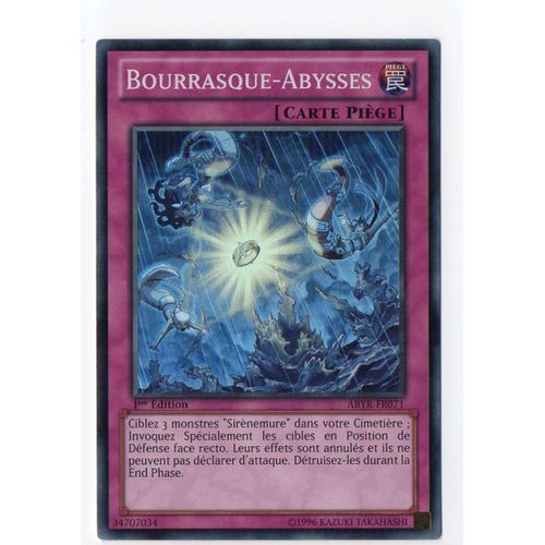 Yu-Gi-Oh ! Bourrasque-Abysses - Abyr-Fr071 - Super Rare