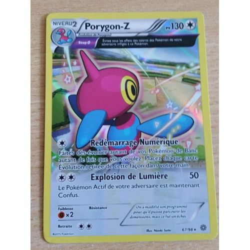 Porygon-Z Holo N°67/98 Origines Antiques