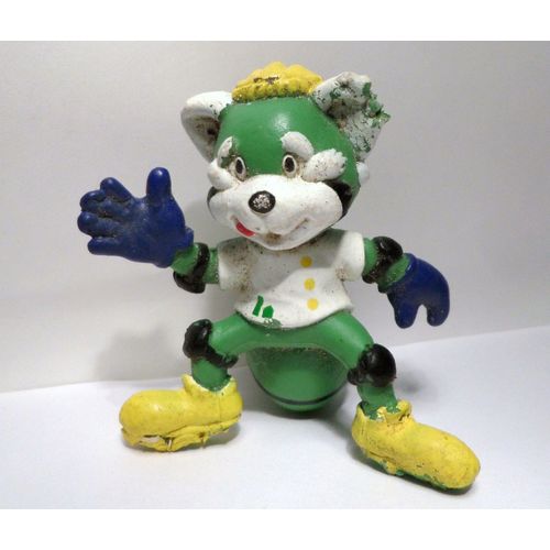 Figurine Campi - Raton Laveur En Rollers - 6cm