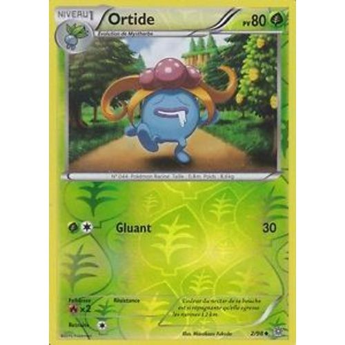 Ortide Reverse 2/98 Xy Origines Antiques