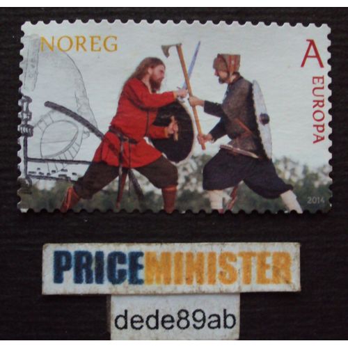 Norvège.. Noreg  A Europa . Vikings - Guerriers . Oblitéré . Used Stamp . 