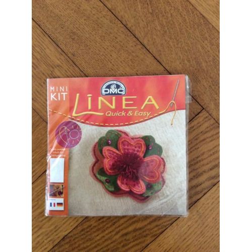 Mini Kit À Broder Broche Linéa