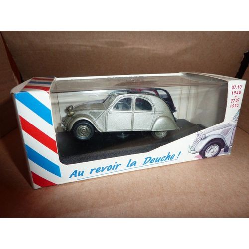 [96] Miniature 1/43ème : Citroën 2cv - Couleur Gris - Marque : Vitesse-Vitesse