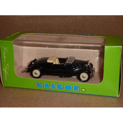 [121] Miniature 1/43ème : Citroën Traction 11bl Cabriolet - Couleur Noir - Marque : Eligor-Eligor