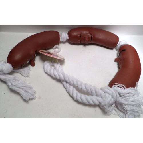 Corde À Tirer Avec Saucisses Plastiques - 48cm