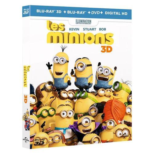 Les Minions - Combo Blu-Ray 3d + Blu-Ray + Dvd + Copie Digitale