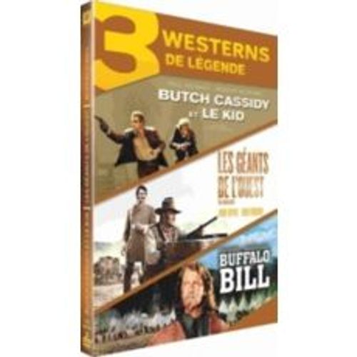3 Westerns De Legenge : Butch Cassidy Et Le Kid - Les Geants De L'ouest - Buffalo Bill