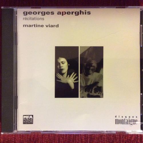 Georges Aperghis Recitations