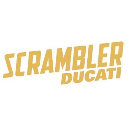 Autocollant Sticker Ducati Scrambler  12 X 5 Cm