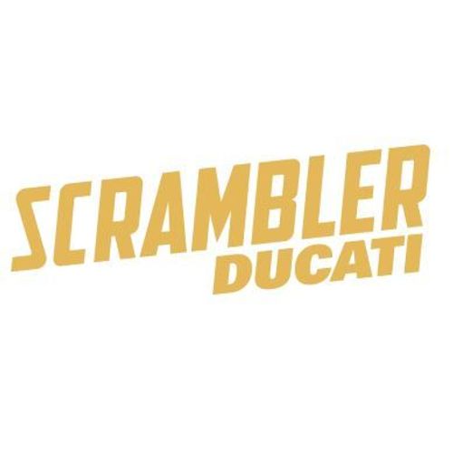 Autocollant Sticker Ducati Scrambler  12 X 5 Cm