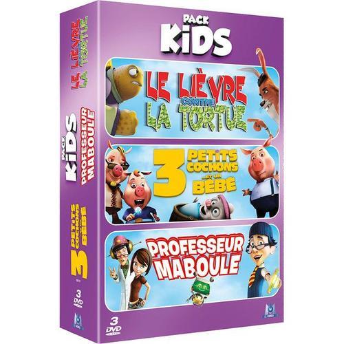 Pack Kids - 3 Cochons Et Un Bébé + Le Lièvre Et La Tortue + Professeur Maboule - Pack