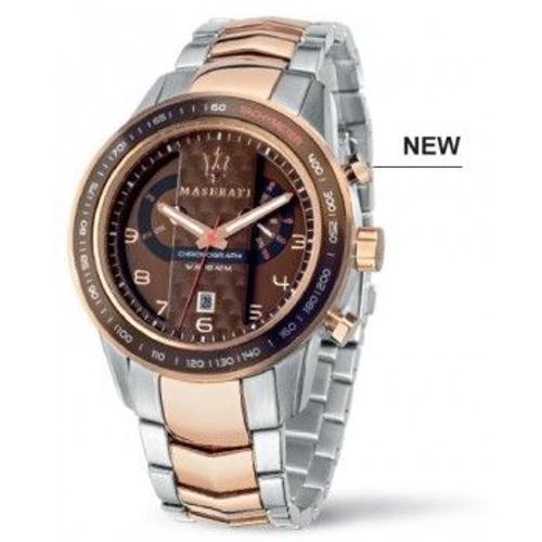 Maserati R8873610004 - Montre Homme  Bicolore