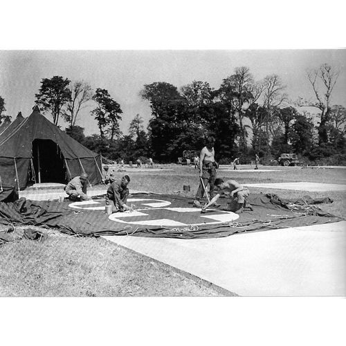 Ww2 - Construction Hôpital De Campagne À Cherbourg Le 7 Août 1944