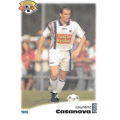 Carte Panini N°019 - Laurent Casanova - Official Football Cards 1996