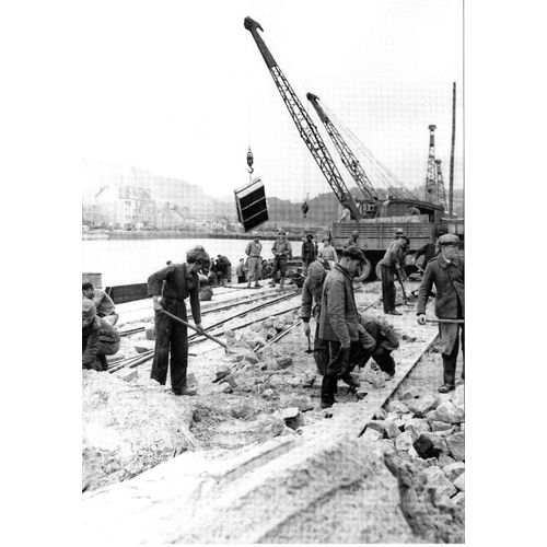 Ww2 - Travaux De Voirie À Cherbourg En Août 1944