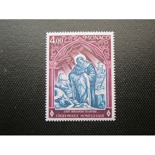 Monaco. Timbre N°1005 (1975). Croix Rouge Monegasque