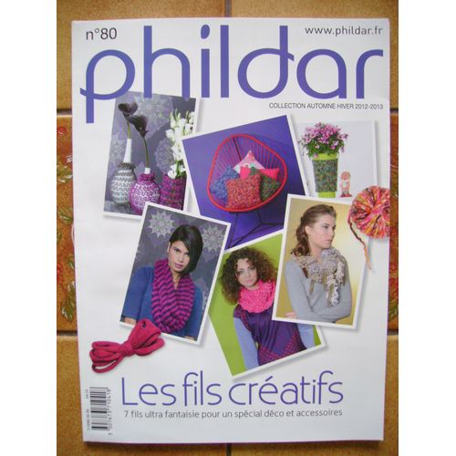 Catalogue Phildar Special Deco Et Accessoires  Automne/Hiver 2012/2013/Numero 80