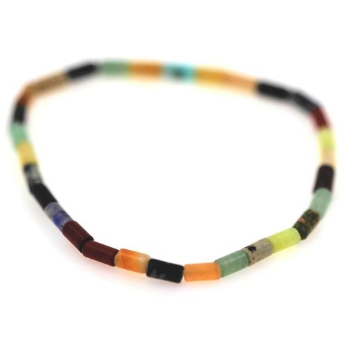 Bracelet Pierres De Couleur 3 Mm