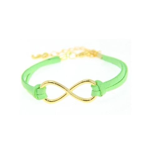 Bracelet Infinity Cordon Velours  Signe Infini