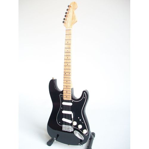 Guitare Miniature Style Stratocaster Black Strat De David Gilmour Pink Floyd