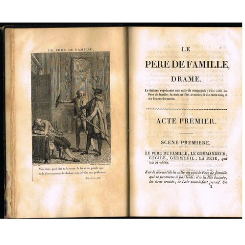 Le Pere De Famille. Drame En Cinq Actes Et En Prose. Représenté Par Les Comédiens Français, En 1761.