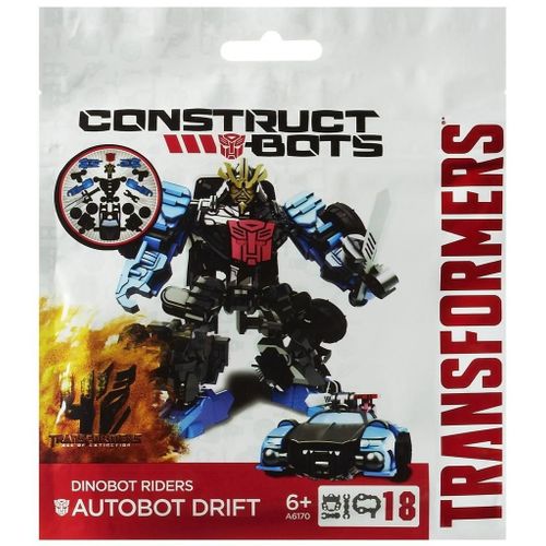 Transformers Construct-A-Bot Riders - Optimus Prime, Bumblebee, Autobot Drift Ou Lockdown (Une Figurine Parmi Les 4 À Collectionner)