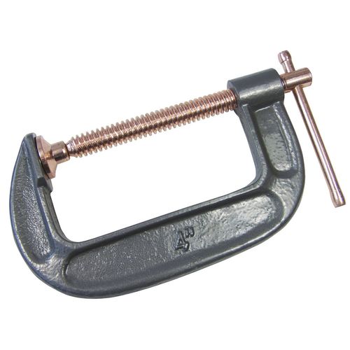 Marksman Lot de 4 - 100 mm-Serre-joint très résistant laiton avec filetage &barre en T