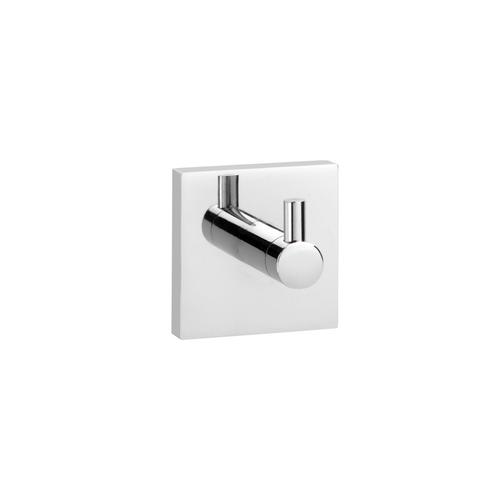 Croydex - QM441741 - Flexi-Fix Chester - Single Robe Hook - 4,8 x 5,4 cm - Chrome