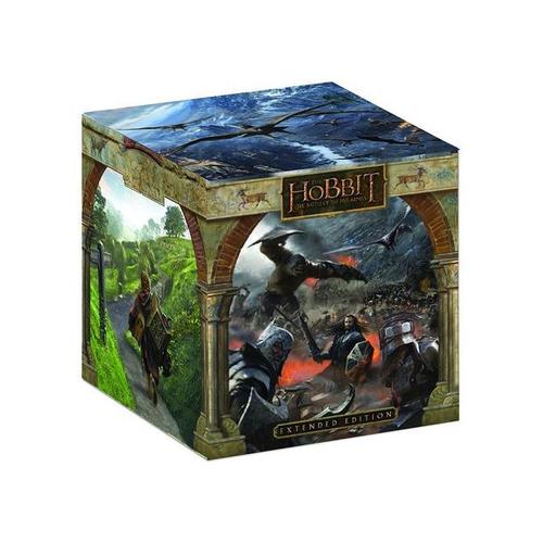 Le Hobbit : La Bataille Des Cinq Armées - Version Longue + Statue Collector - Blu-Ray 3d + Blu-Ray + Dvd + Copie Digitale - Édition Limitée